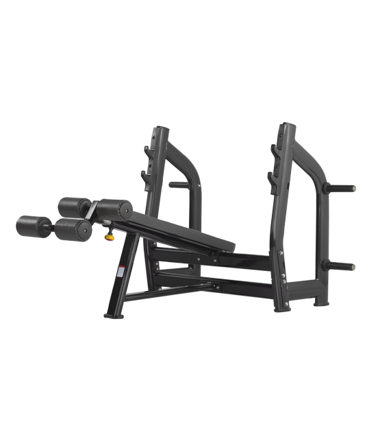 H-024 Bronze gym h-024 скамья для жима с отрицательным наклоном Bronze Gym  - Вид №1