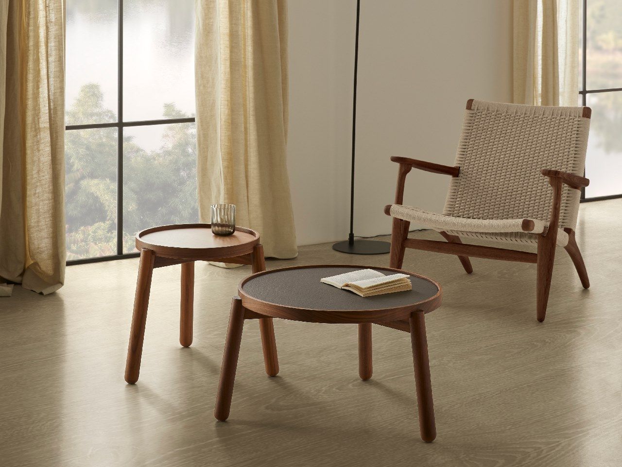 Круглый керамический журнальный столик Kendo Mobiliario Van ARCH-00065048 - Вид №1