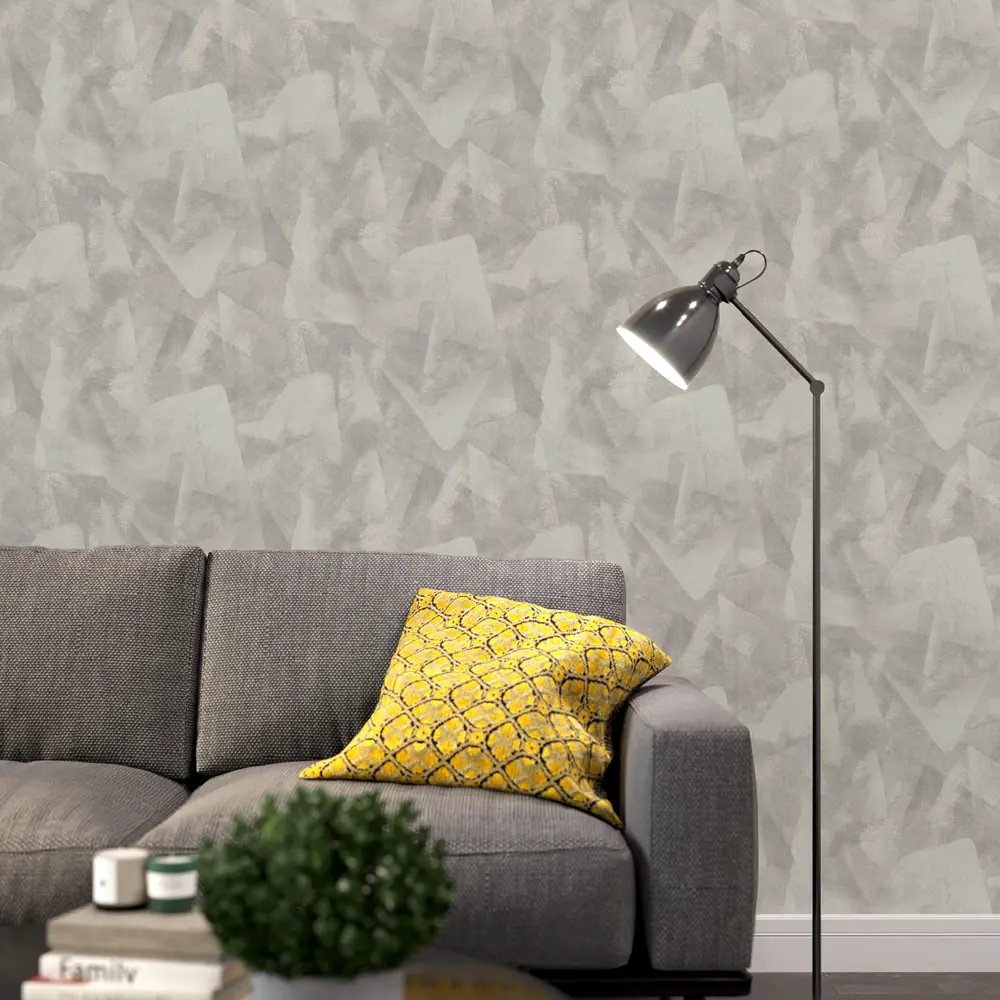 INSPIRE Tamula — флизелиновые обои серые для безупречных стен 89365212 STLM-0821345 - Вид №2