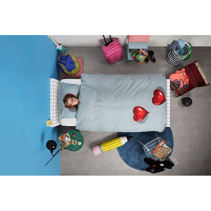 Комплект постельного белья  "Сердце в облаках" 150х200 см SNURK AIRHEAD150Х200CM - Вид №1