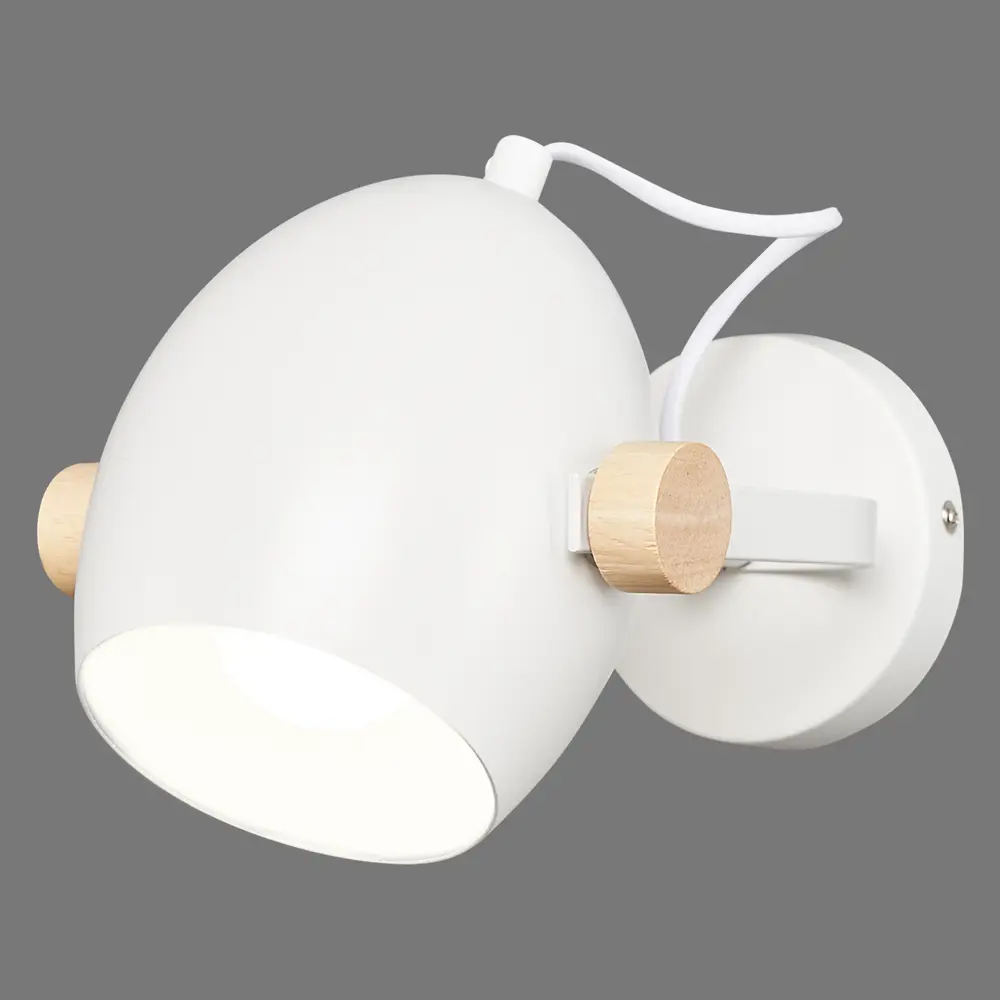 Спот поворотный Bud L1149, 1 лампа, 3 м², цвет белый LAMPLANDIA STLM-2124252 - Вид №2