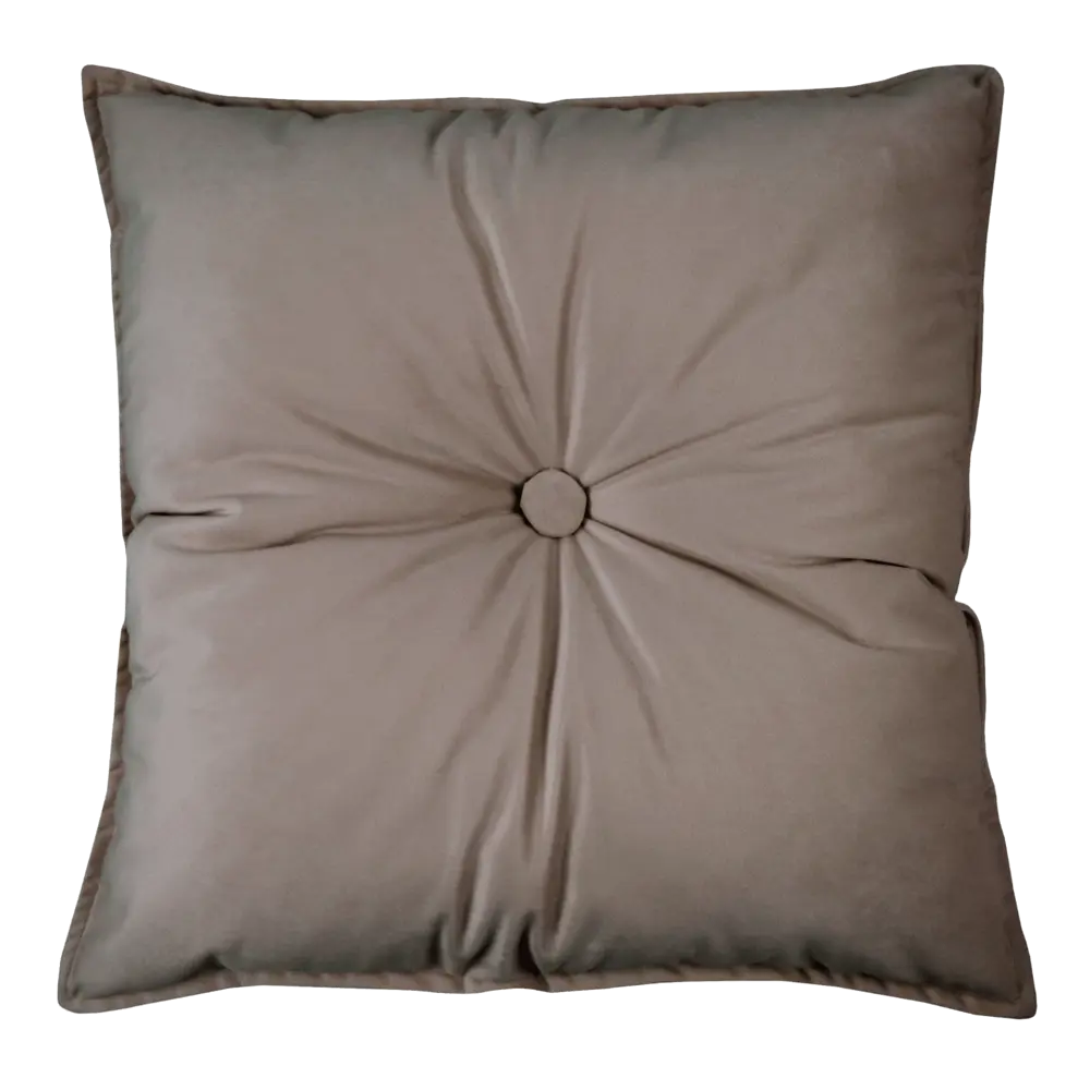 Подушка "Бархат" 45x45 см цвет бежевый 85372787 STLM-2180407 LINEN WAY 