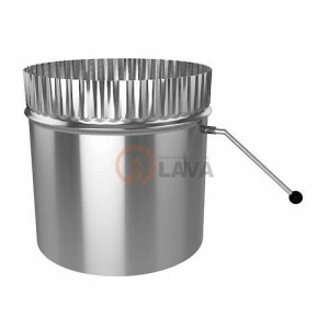 Шибер LAVA 115, нерж. 304 (0,8)