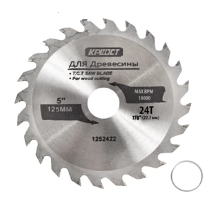 Диск пильный по дереву 180х24Tх22,23-20мм Креост