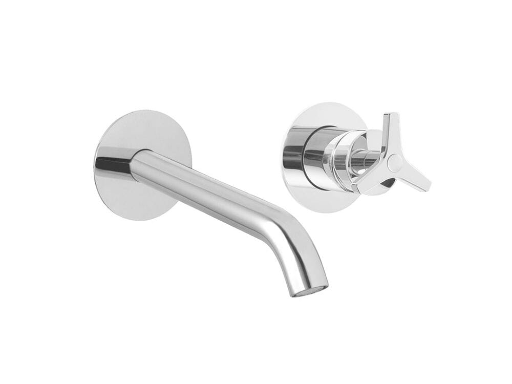 Настенный однорычажный смеситель для раковины с 2 отверстиями QD Magistro Lab Tomeo ARCH-00000661