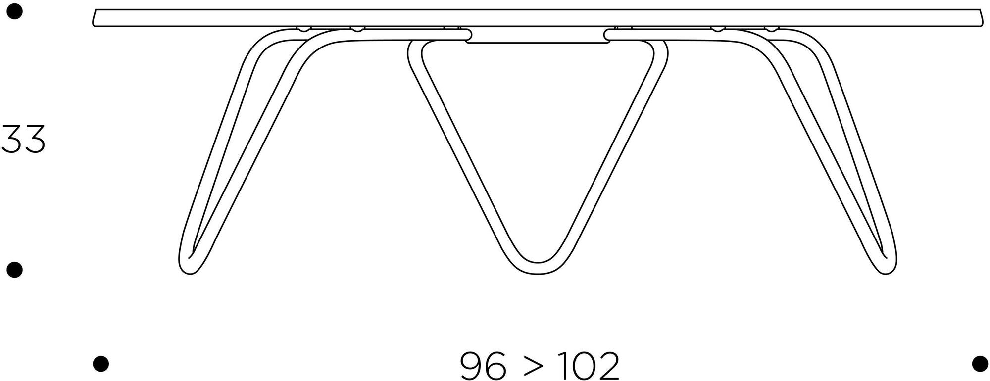 Lafuma Mobilier Садовый журнальный столик из hpl Gordes Lfm2717 - Вид №5