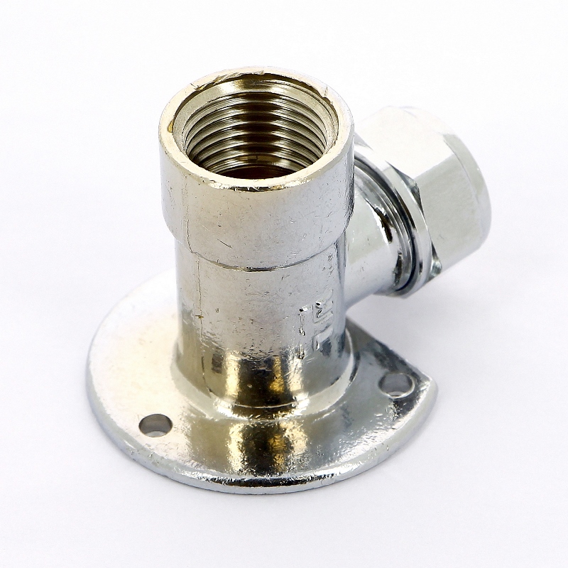 Водорозетка обжим-В хромированная TIEMME 15х1/2" 1130074 - Вид №2