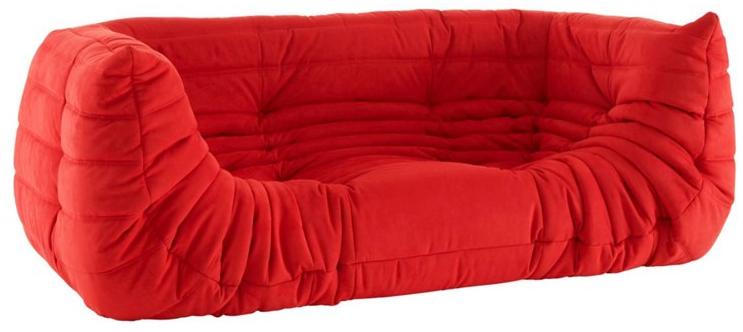 Ligne Roset 2-х местный тканевый диван со съемным чехлом Togo 15921005 - Вид №1