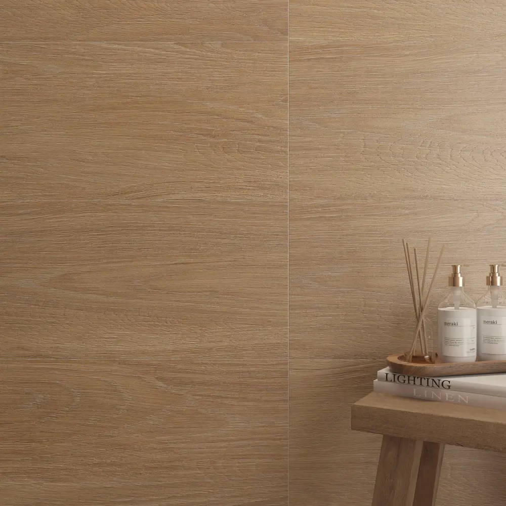 Плитка настенная Gracia Ceramica Porter 01 25x60 см 1.2 м² матовая цвет бежевый дерево STLM-2006423