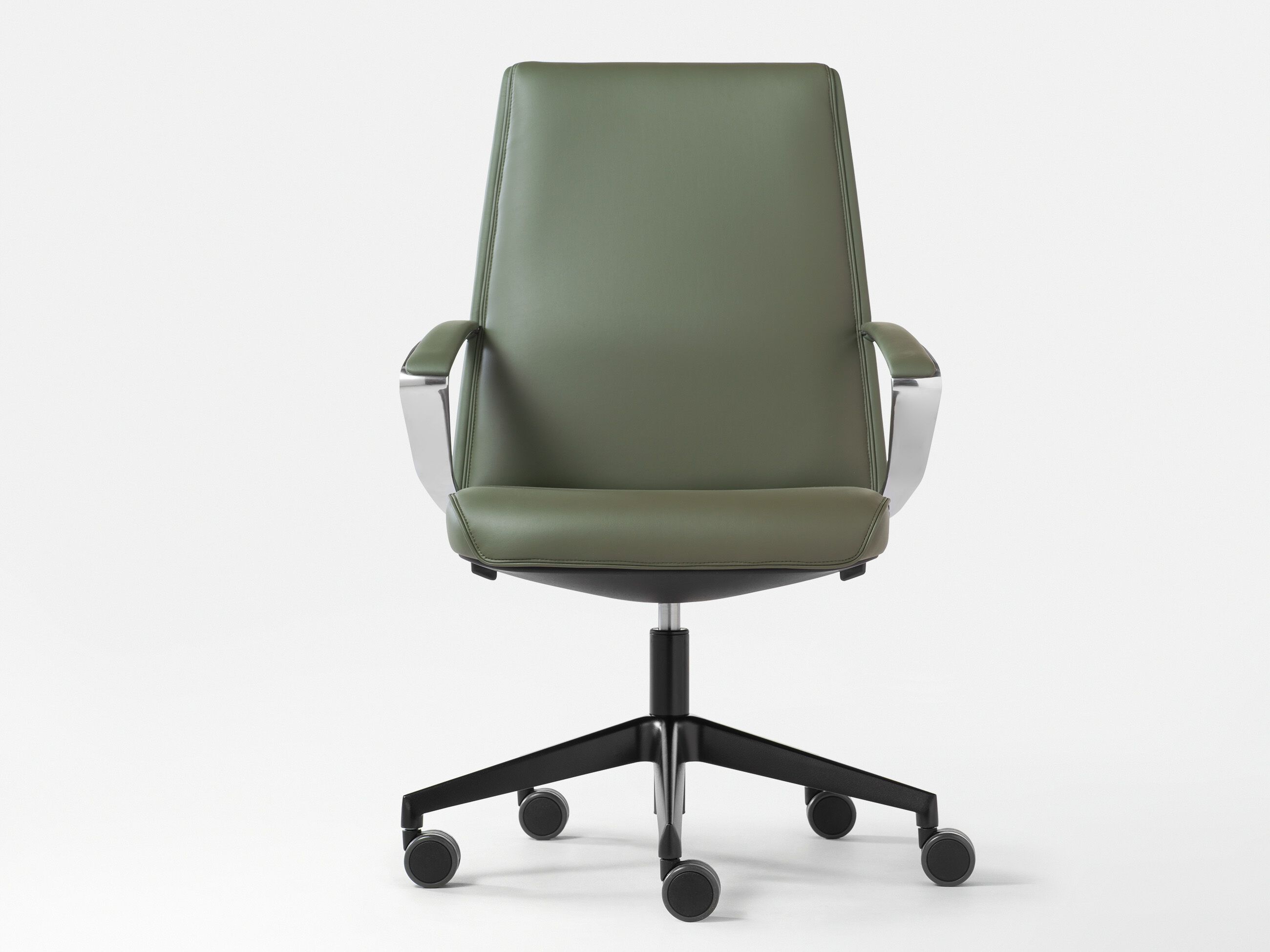 Кожаный офисный стул с 5 спицами Kastel Klivia ARCH-00129297 - Вид №3