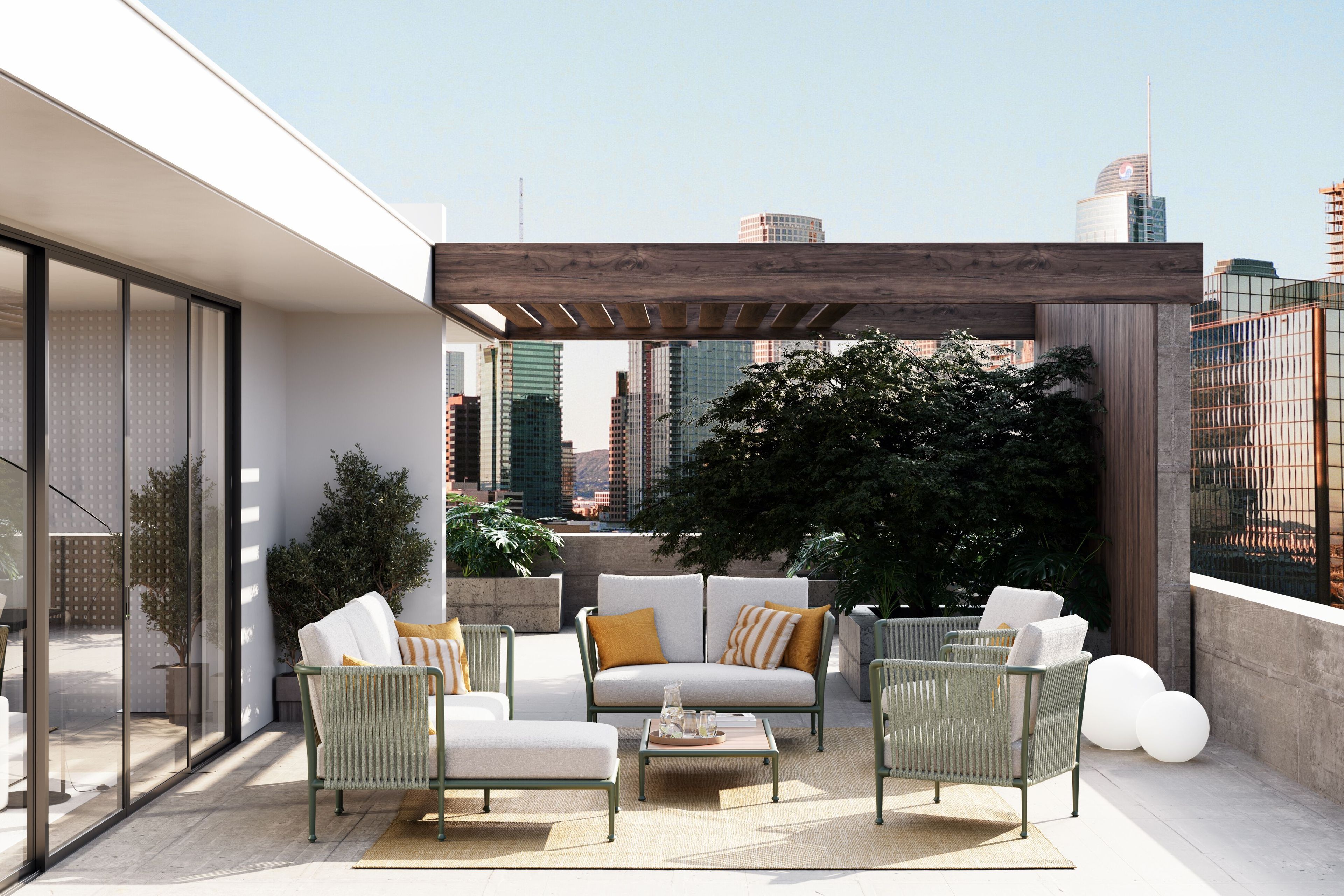 2-местный садовый диван Unopiù Treble ARCH-00066297 - Вид №3