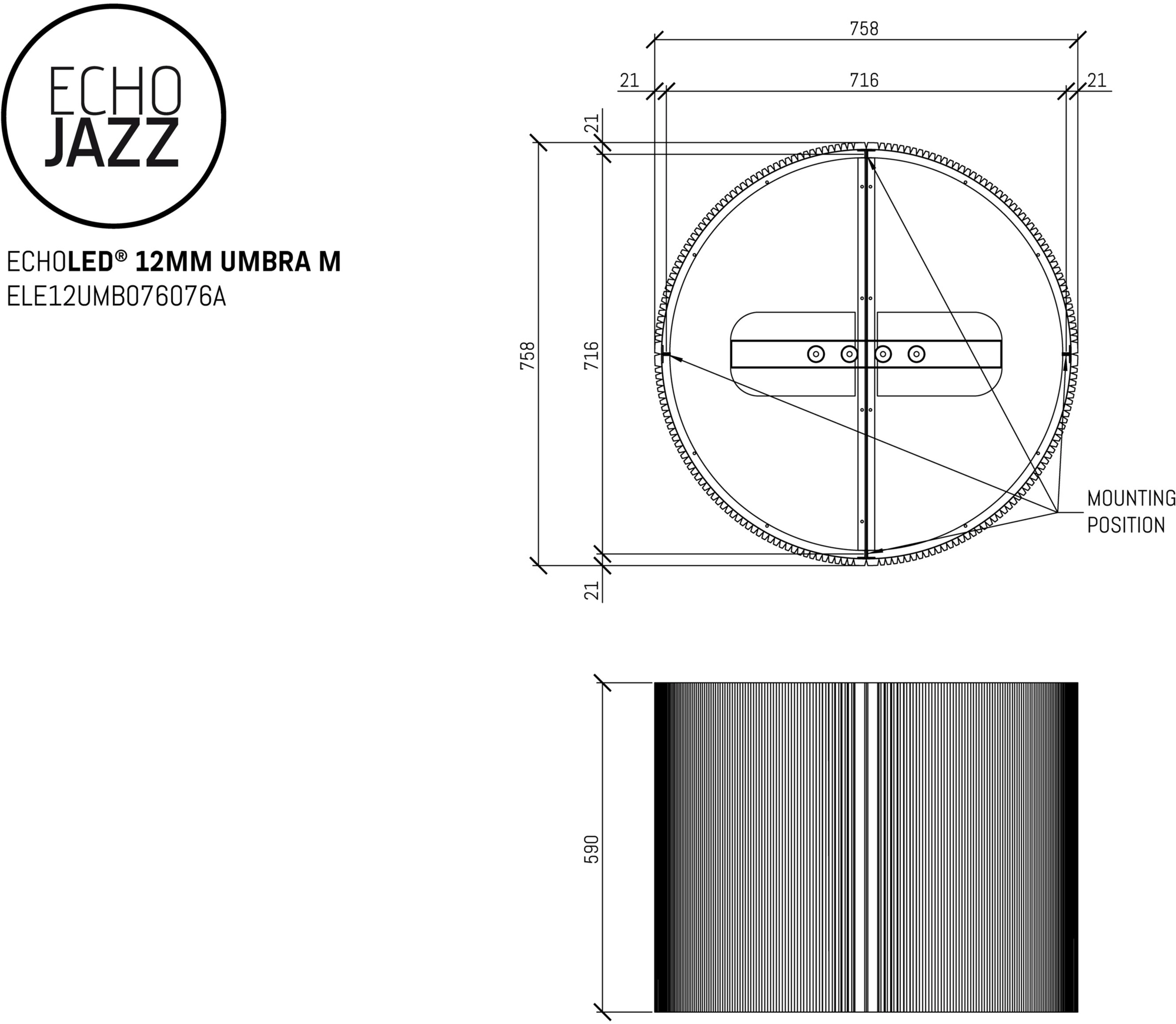 ECHOJAZZ Светодиодный подвесной светильник in pet sun-id-1438964 - Вид №7