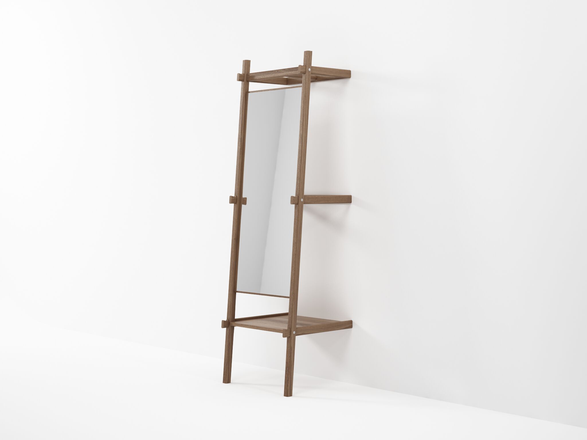 Прямоугольное зеркало из массива дерева для входа KARPENTER Simplycity ARCH-00018929 - Вид №1