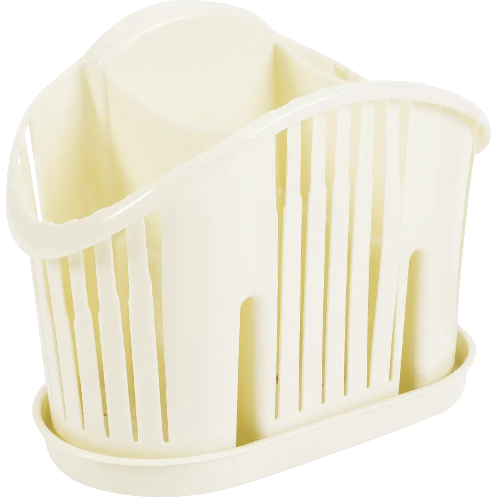 Сушилка для столовых приборов MIO, 19,5х17х17,5 см, полипропилен, цвет молочный MARTIKA STLM-2182918