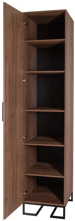 29484 Шкаф одностворчатый Loft 45 см Дуб Табак R-HOME 4017248h_табак - Вид №4