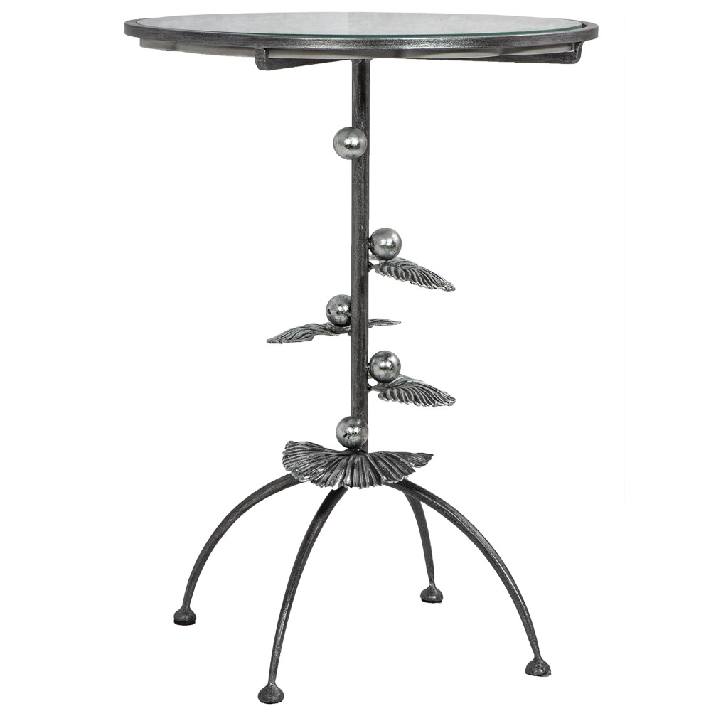 19035 Столик декоративный Терра Роуз Серебро BOGACHO 4627174559651 - Вид №3