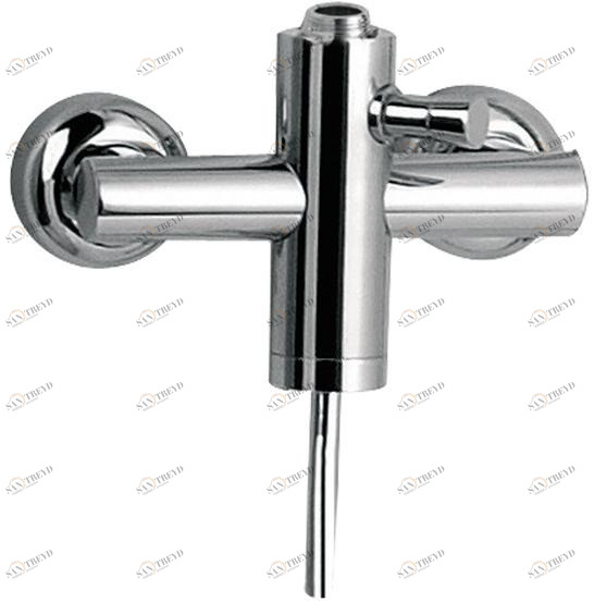 Remer Rubinetterie Смеситель для душа, однорычажный, из хромированной латуни, с переключателем Minimal N 35