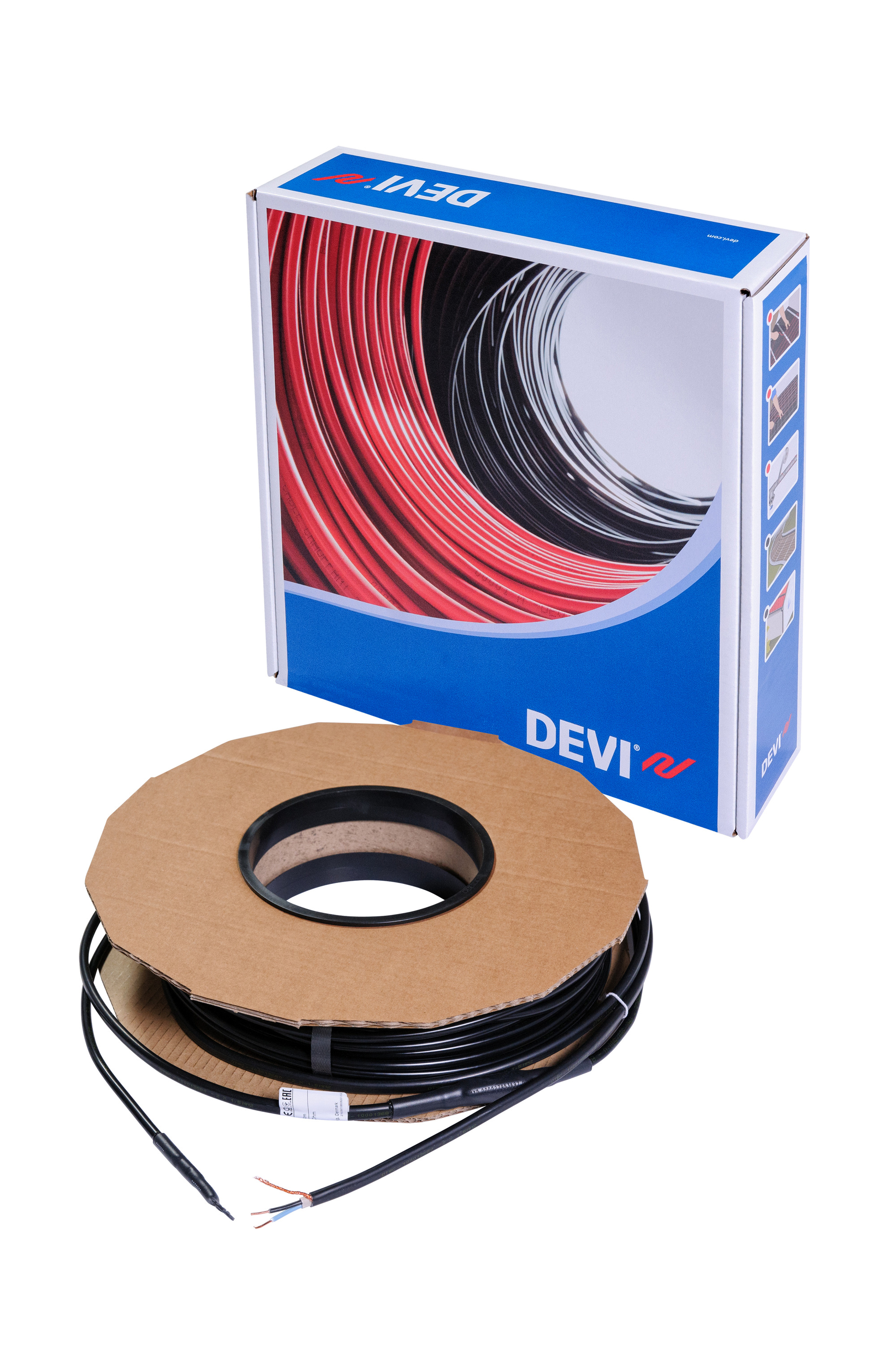 Danfoss DEVIsafe™ 20T — двухжильный нагревательный кабель для системы антиобледенения и "теплый пол" DEVIsafe 20T кабель 2685Вт 230В 135м 140F1285  - Вид №15