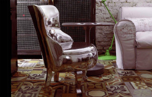 Кресло  BAXTER SELLERINA ALUMINIUM