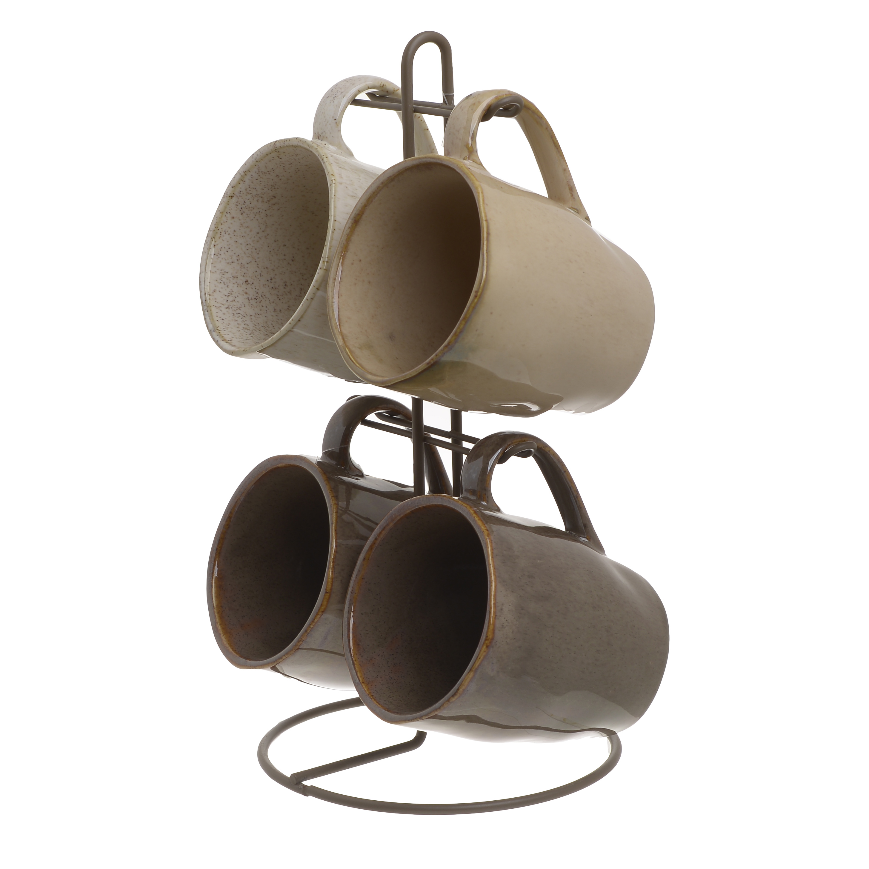 3860931.0161 КРУЖКА, НАБОР 4 ШТ НА ПОДСТАВКЕ TO4ROOMS  - Вид №1