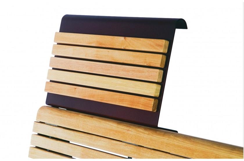 Euroform W Скамья из дерева с подлокотниками со спинкой  1016, 1017, 1018  - Вид №2