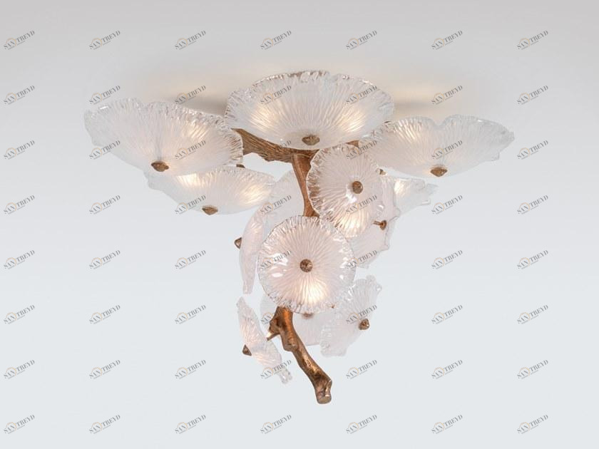 Serip Бронзовый потолочный светильник ручной работы Nenufar Ct3235/6