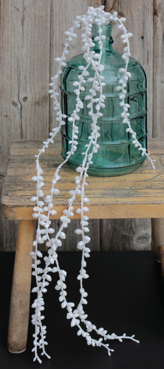 1076 777 a3 Искусственная гирлянда, 73 см, белая H-andreas  - Вид №1