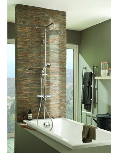 692200 000 00  Комплектное оборудование для ванны-душа Comodo, нержавеющая сталь и ПВХ. Valentin  - Вид №2