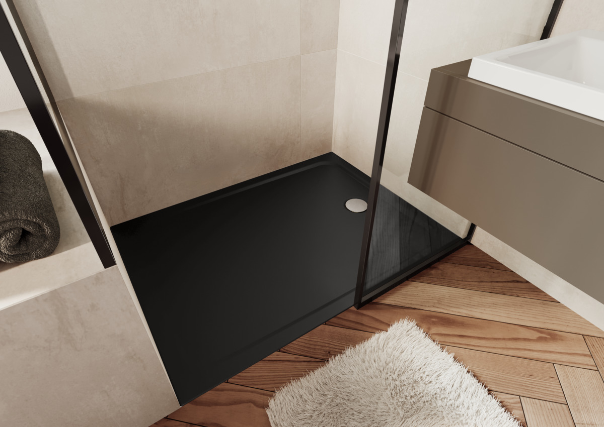 Душевой поддон KALDEWEI Сталь эмалированная 2260-1 294 черный матовый 100 2260-1294 - Вид №9