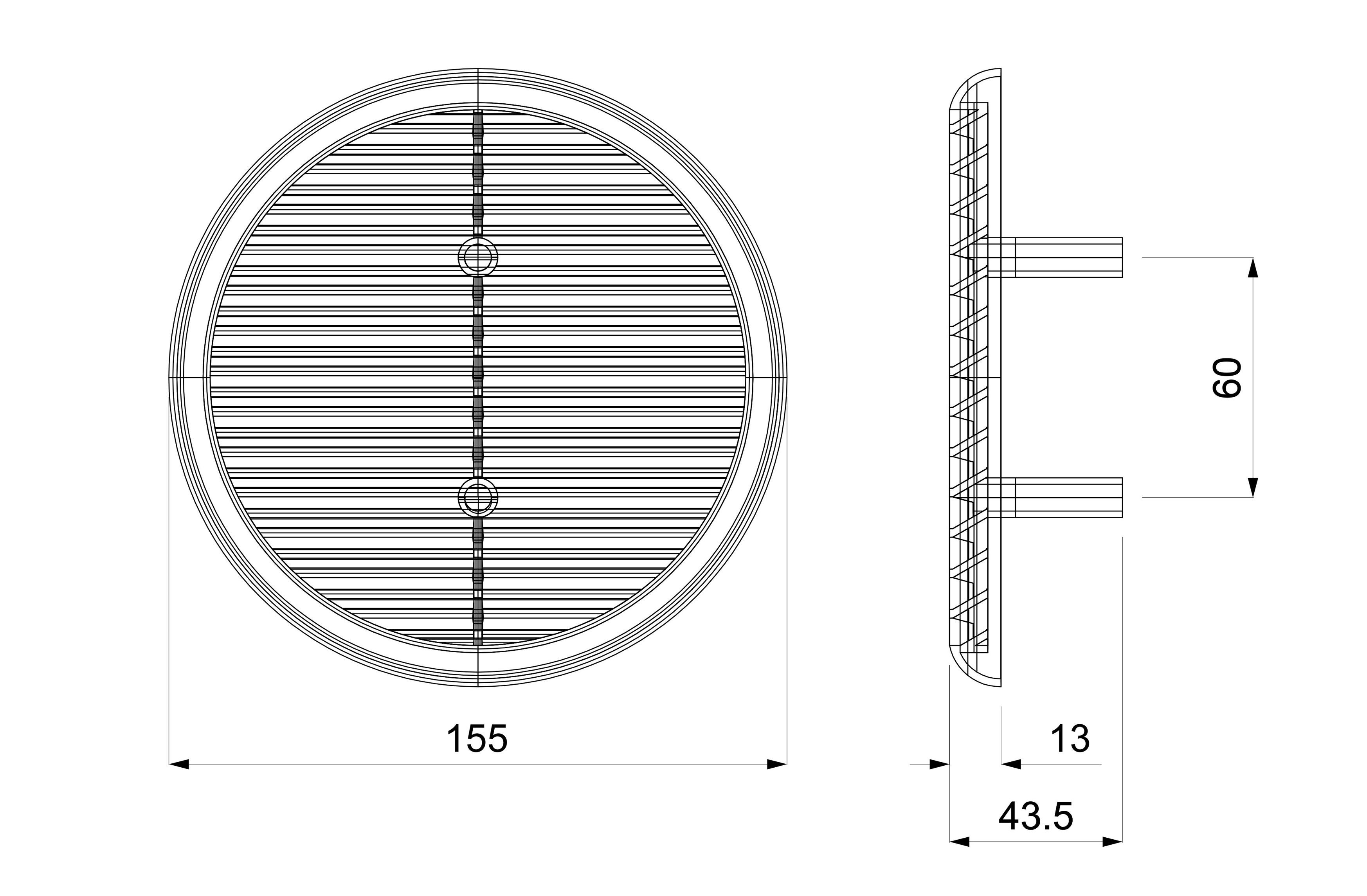 Круглая вентиляционная решетка ABS First Corporation вентиляция ARCH-00028323 - Вид №5