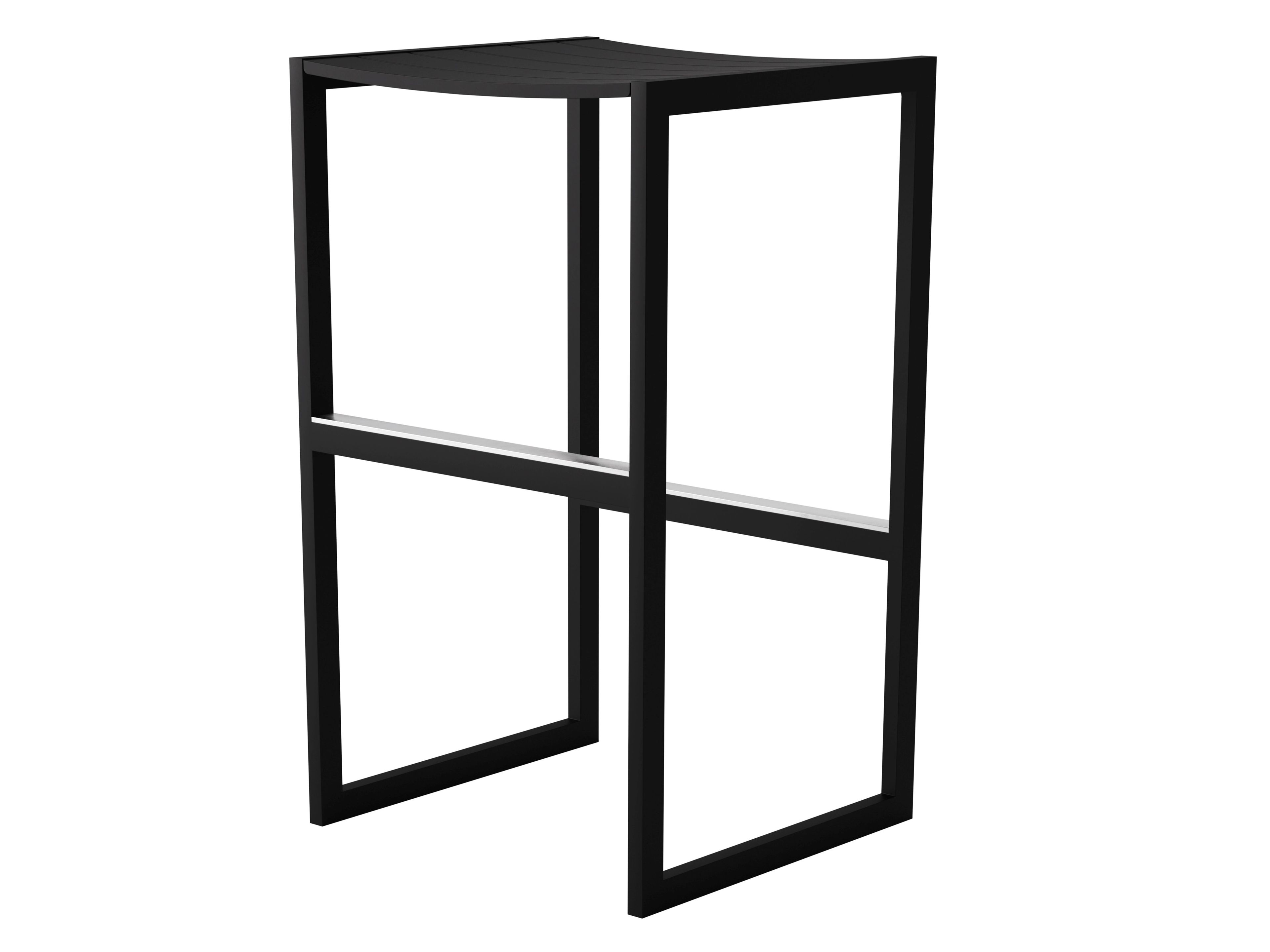 Алюминиевый высокий стул с порошковым покрытием с подставкой для ног Case Eos ARCH-00093146