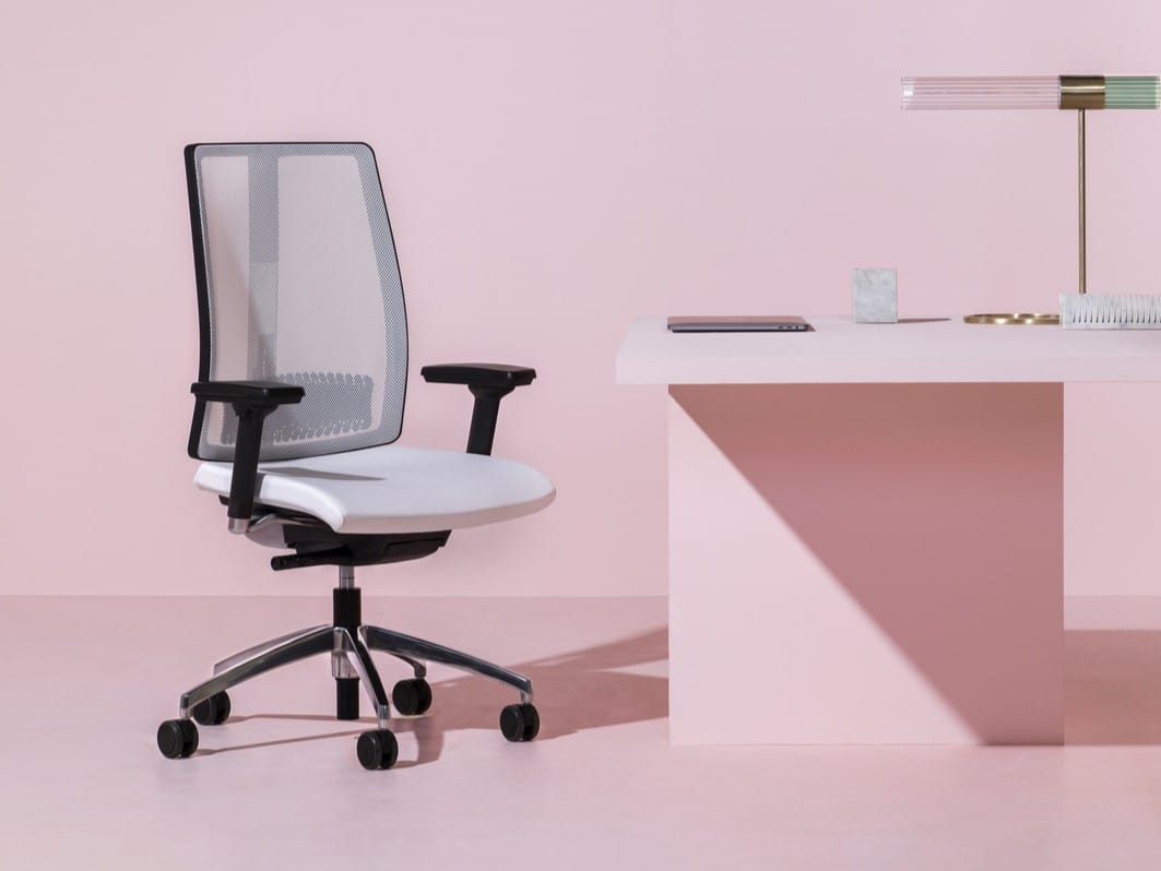 Офисное кресло с регулируемой высотой и сеткой с 5 спицами Luxy Switch ARCH-00025528