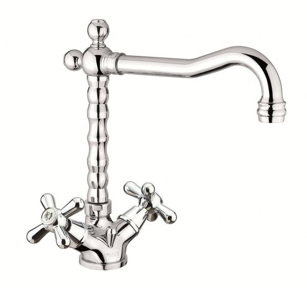 01ZZ0625 Santan Arezzo, двухвентильный смеситель для раковины с донным клапаном, цвет бронза