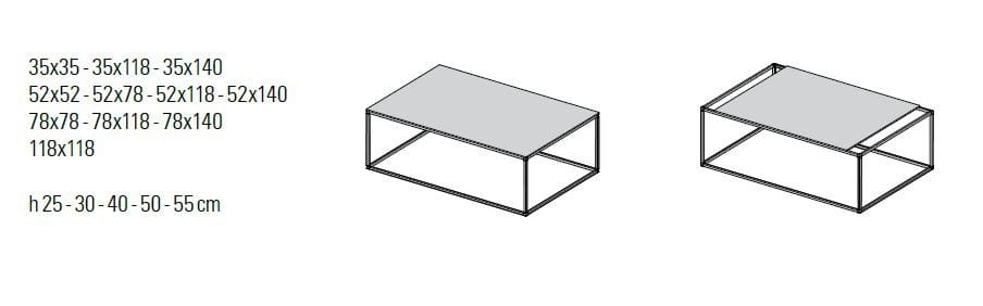 Стальной прямоугольный садовый стол Desalto HELSINKI 15 ARCH-00098356 - Вид №8