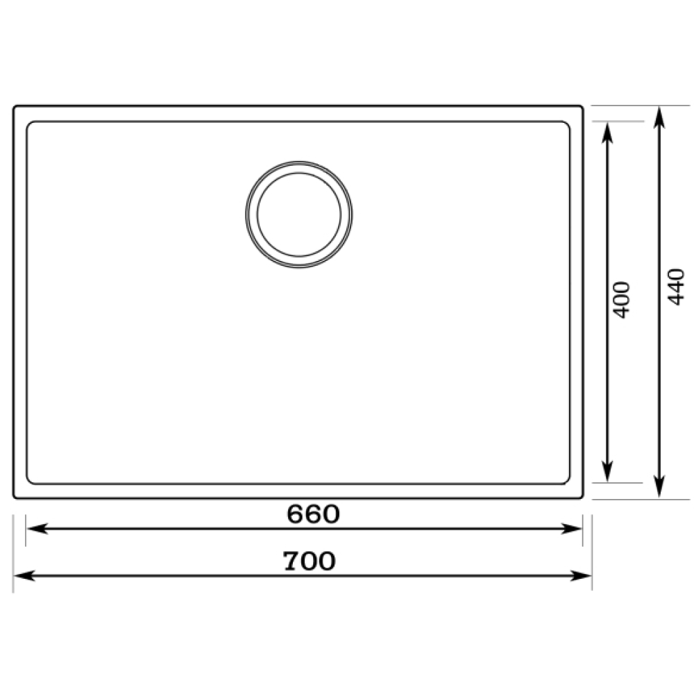 Кухонные мойки Eco Marino SME-700.A SEAMAN  - Вид №4