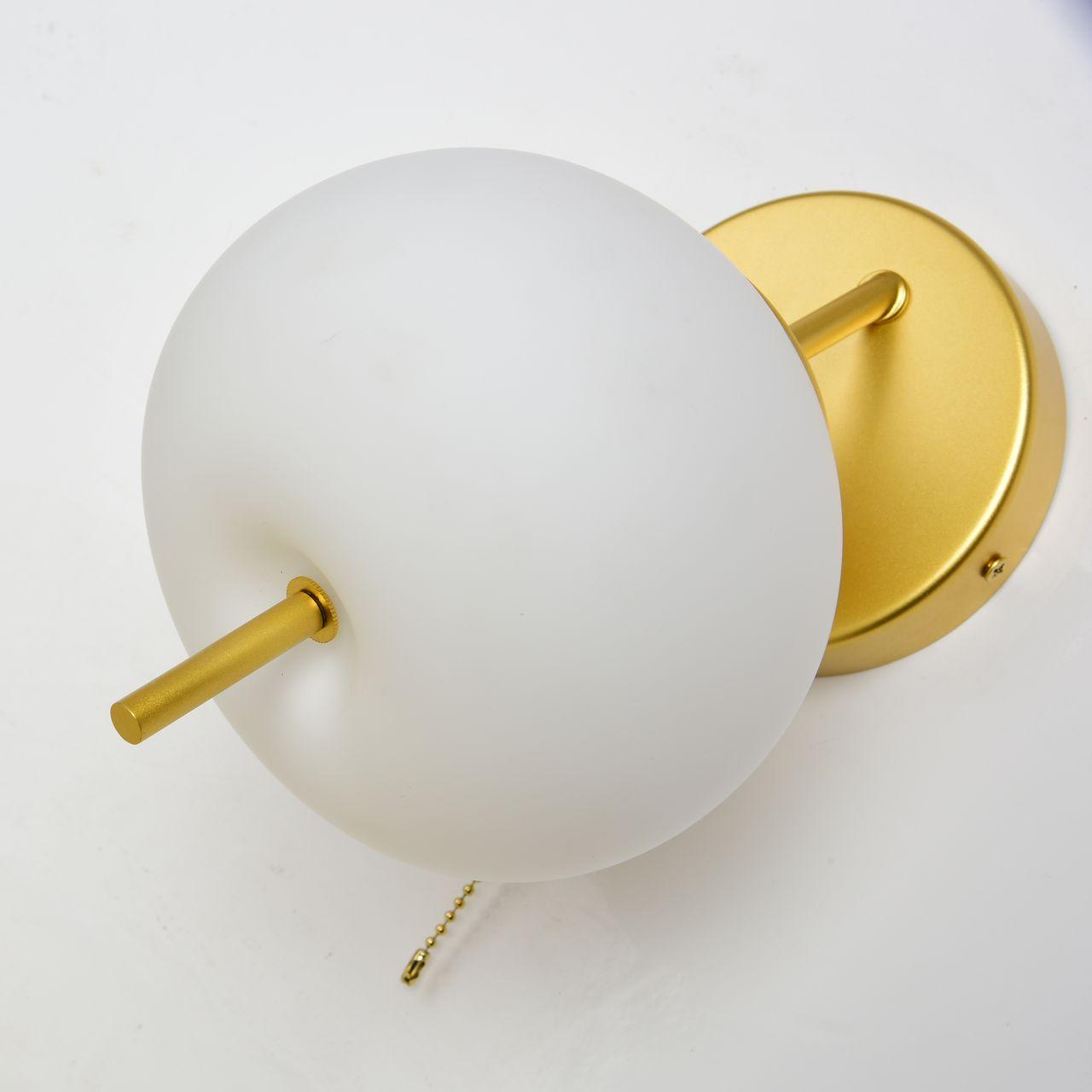 Бра галогеновое белое Bacca 2643-1W FAVOURITE BACCA 00-3930710 Белый;золото  - Вид №1