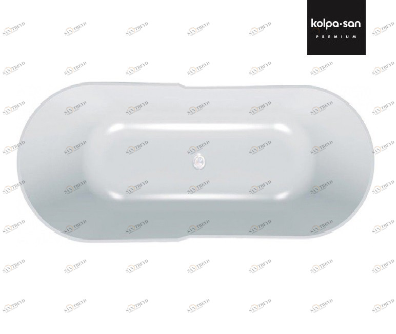 Ванна из искусственного камня Kerrock Atys 00953 хромотерапия Словения Kolpa-San 