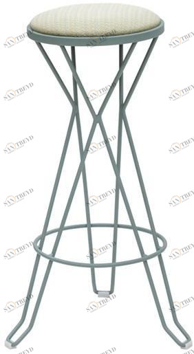 iSimar Стул из стали со встроенной подушкой и подставкой для ног Madrid 8112 / 8111