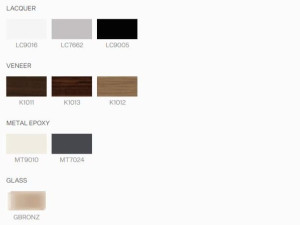 Квадратный журнальный столик из шпона