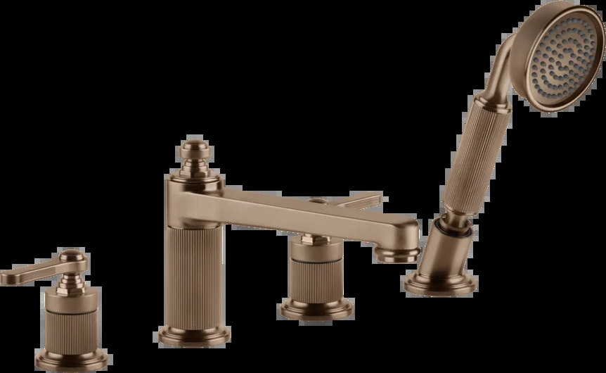 Смеситель для ванны 65045 708 Gessi Venti20 МЕДНЫЙ МАТОВЫЙ PVD