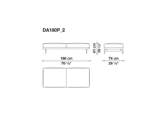 3-местный тканевый диван B&B Italia док ARCH-00033457 - Вид №106