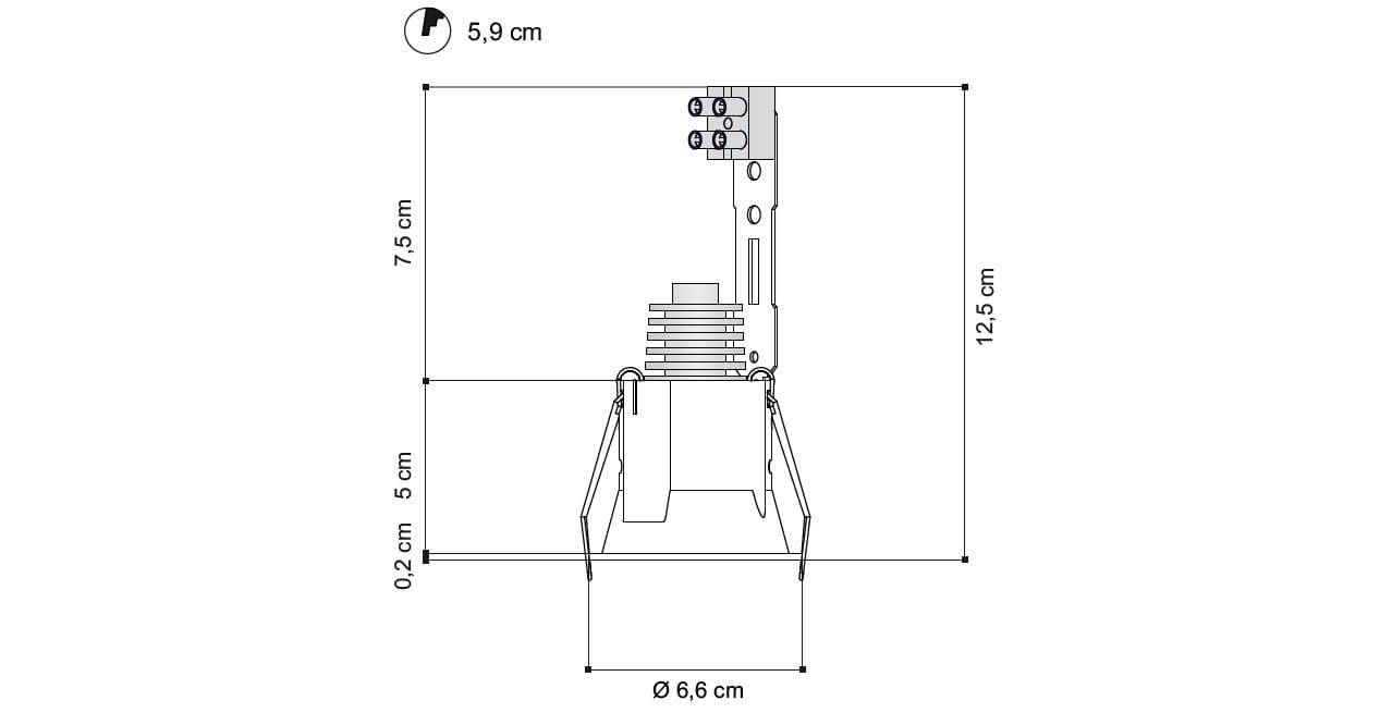 Утопленный светодиодный прожектор EGOLUCE крышка ARCH-00051374 - Вид №6