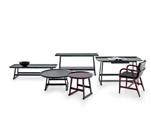 Прямоугольный журнальный столик из дуба