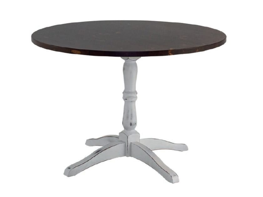 Круглый стол из шпона с основанием для спиц XLINE MERLOT ARCH-00055760