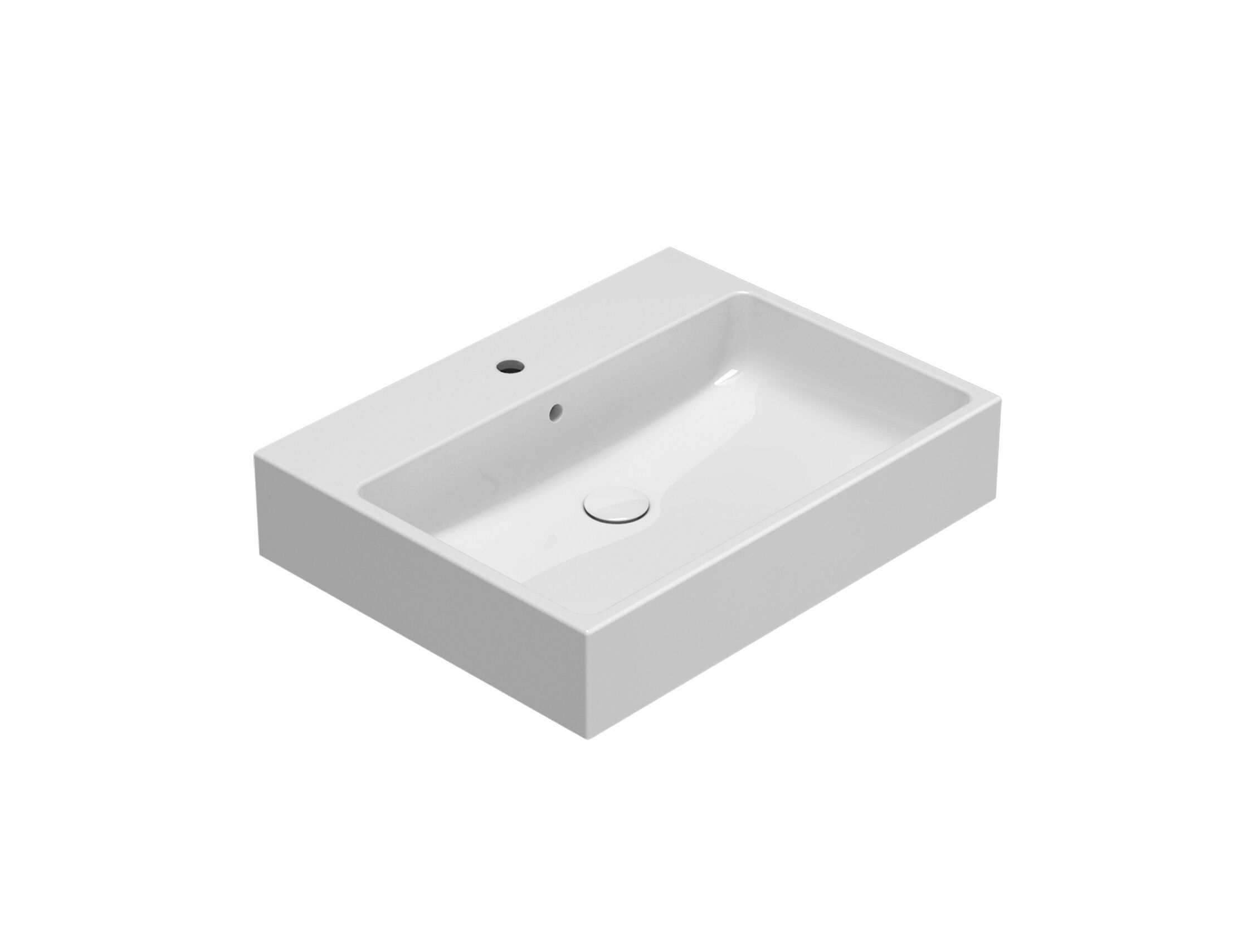 Одинарная керамическая раковина с переливом Ceramica Globo классика ARCH-00081435