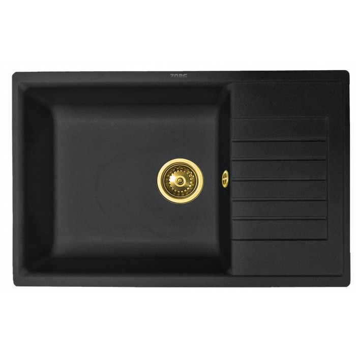 Zorg GR 780 Black Bronze Мойка кухонная прямоугольная Zorg  - Вид №1
