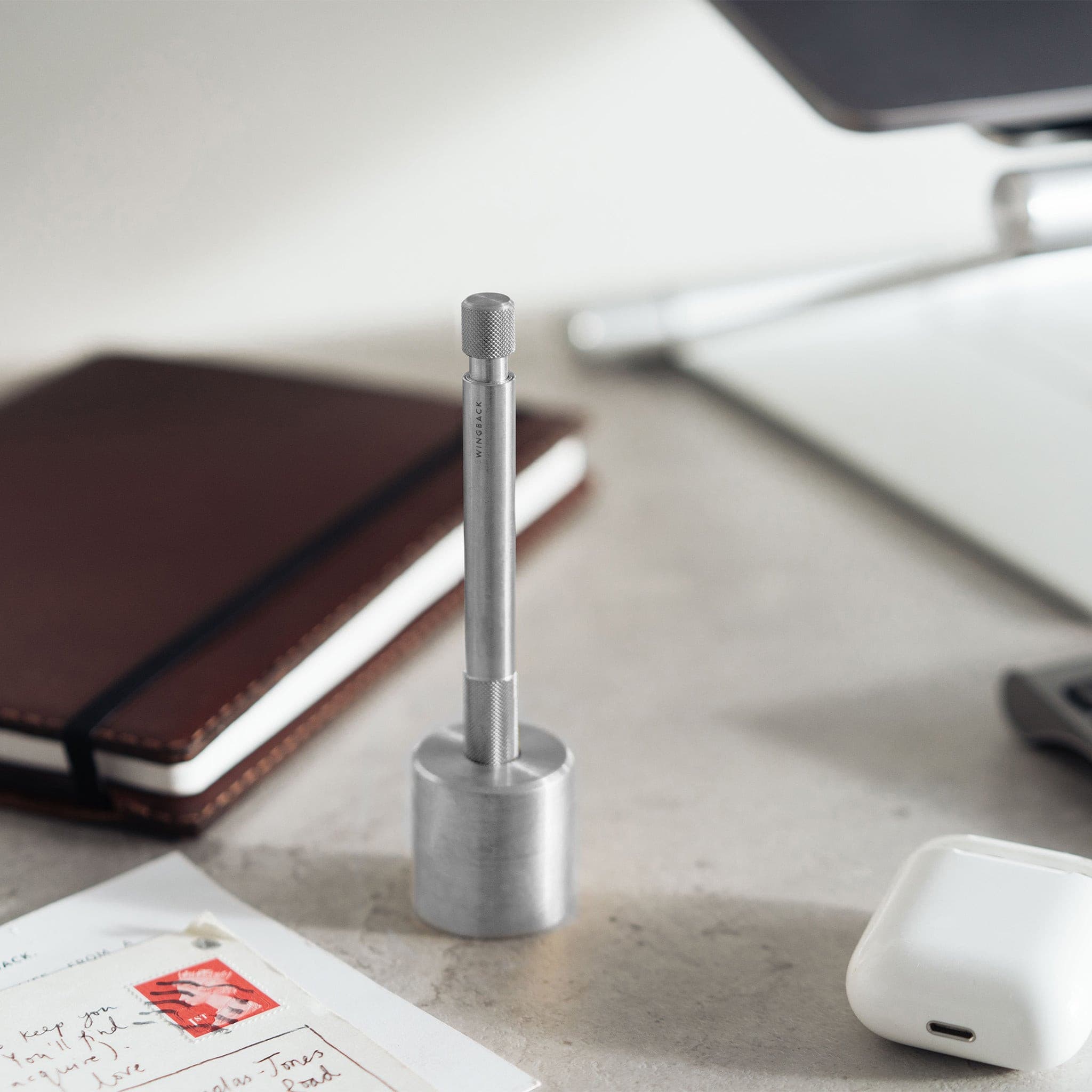 W206STE Держатель для ручек/карандашей - сталь Wingback  - Вид №5