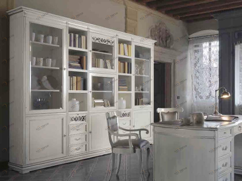 Arvestyle Книжный шкаф из массива дерева с ящиками Fenice Fn-0491