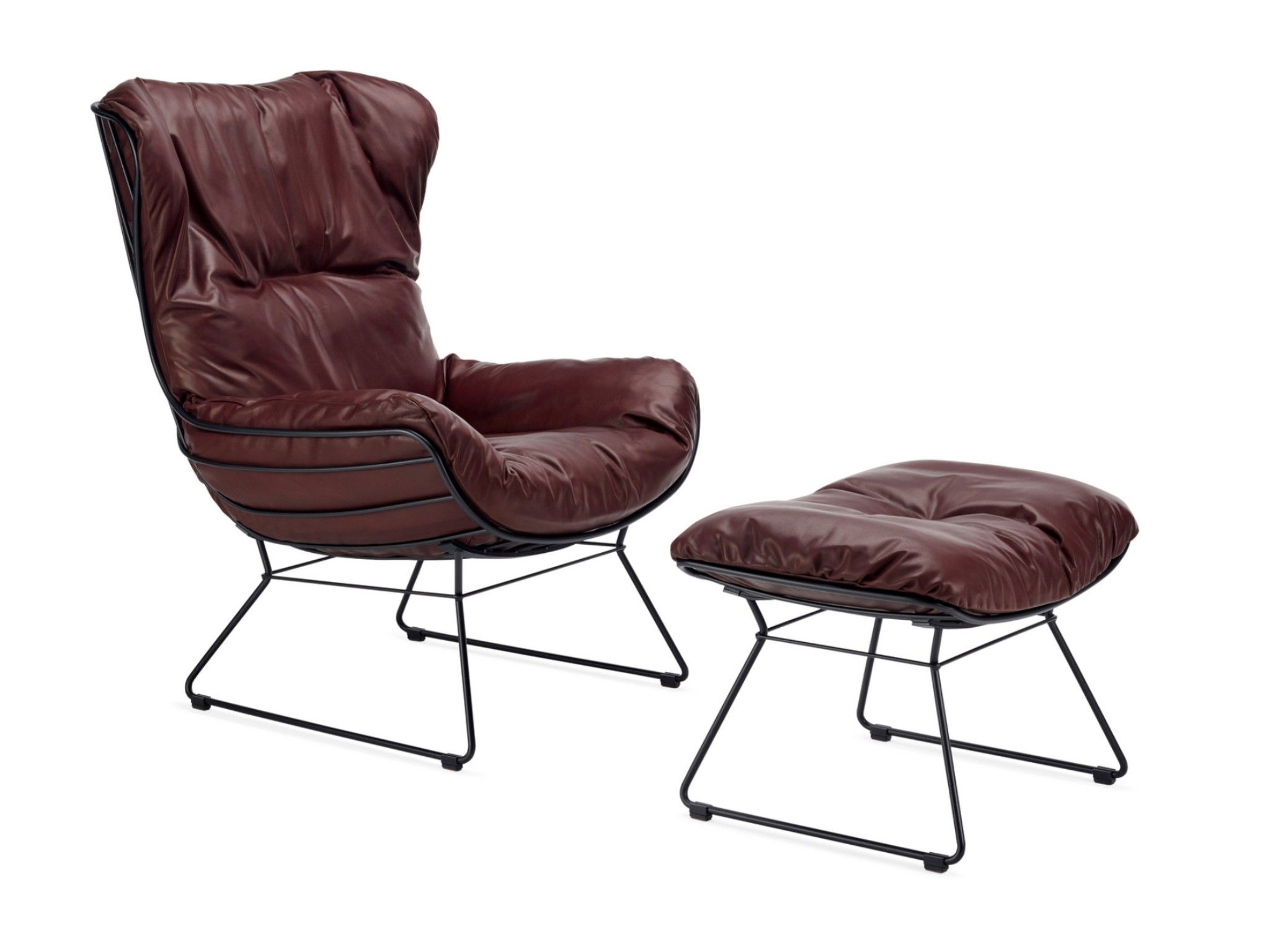 Кожаное кресло с подлокотниками Freifrau Leyasol ARCH-00001993