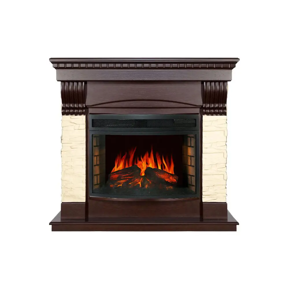 Каминокомплект Royal Flame Denver с очагом Dioramic 25 1.5 кВт цвет коричневый 89335225 STLM-2080716 